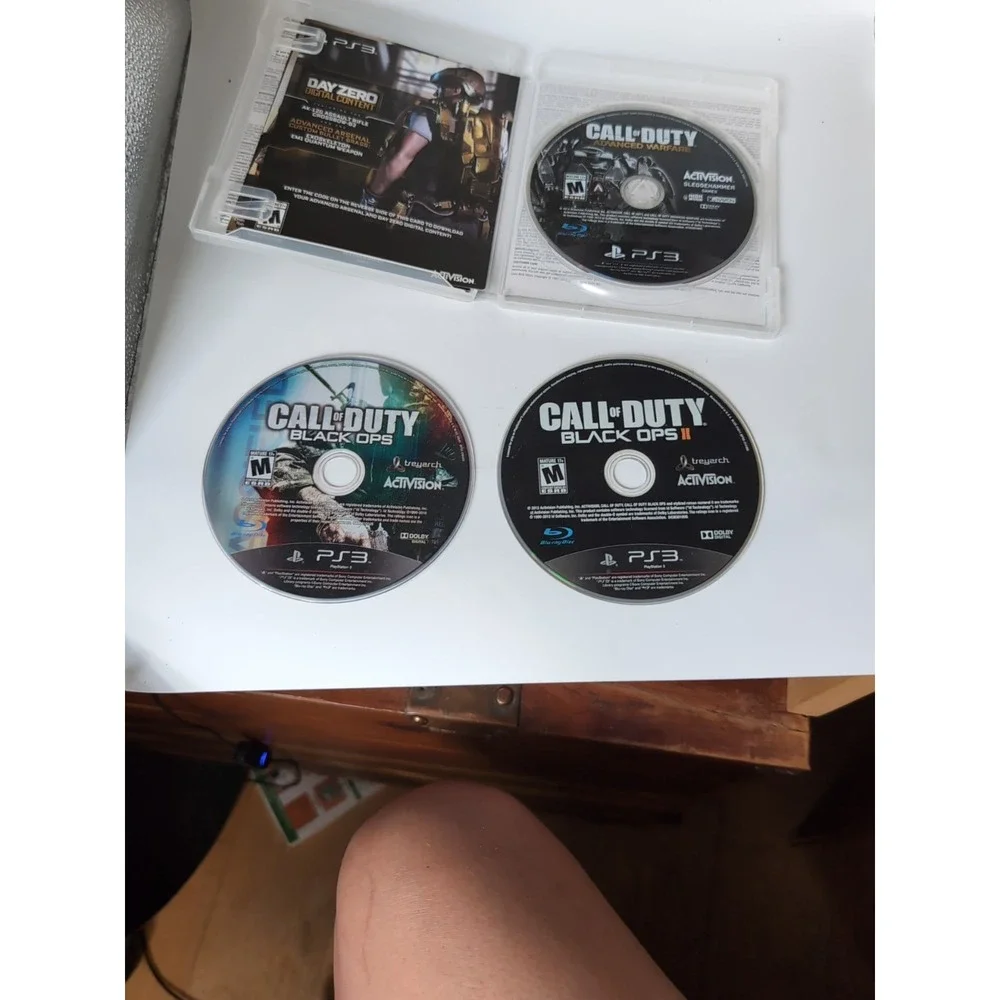 Lot Of 7 COD ‎ MW3 WORLD AT WAR GHOSTS Black Ops 1&2 Adv War MEDAL OF HONOR  PS3